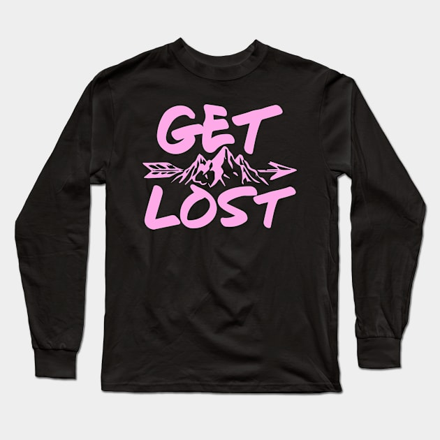 Get Lost Nature Long Sleeve T-Shirt by moringart